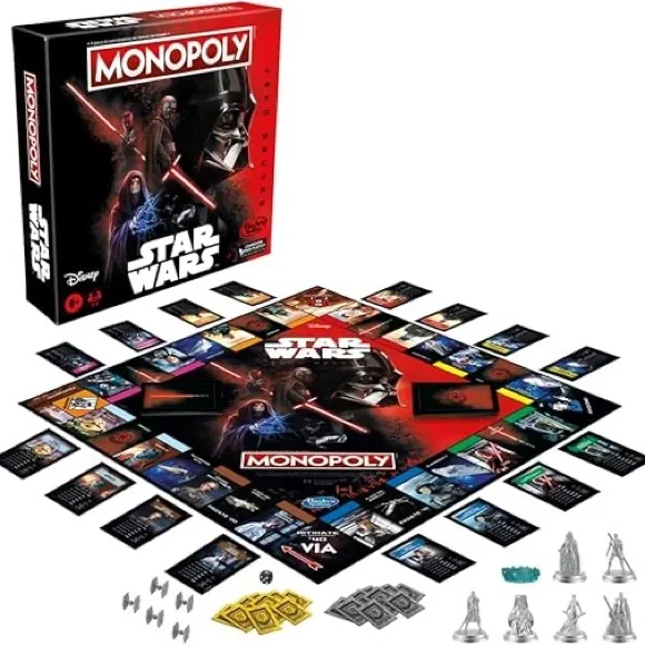 New Sealed Monopoly: Disney Star Wars Dark Side Edition Board Game - Picture 3 of 3
